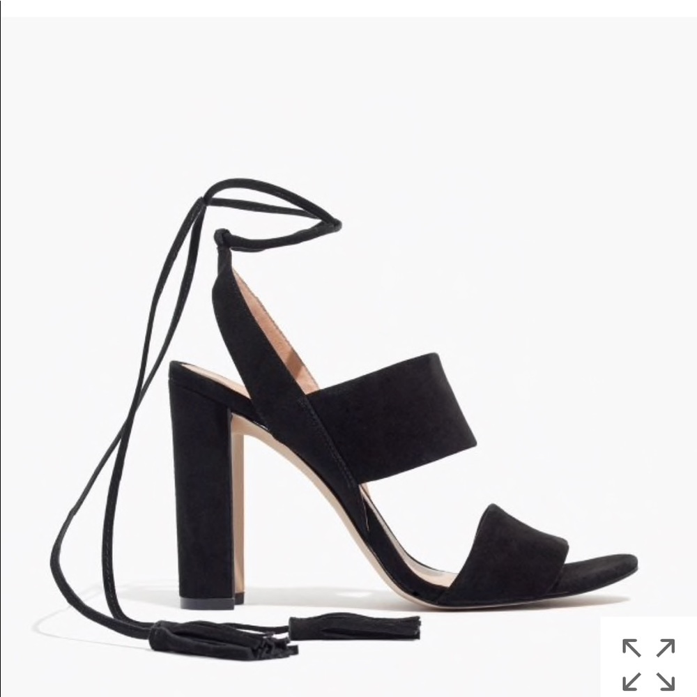NWOT Madewell Octavia lace up heel